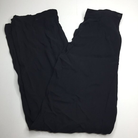 Ann Taylor Womens Black Office Work Pants Rayon Fabric Size 2 - Picture 1 of 11